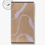 NOVA ARTE towel, Sand / Lilac