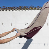 NOVA ARTE towel, Wine / Sand