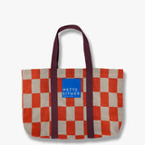 RETRO beach bag, Dark orange