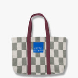 RETRO beach bag, Sage green