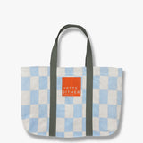 RETRO beach bag, Light blue