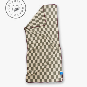 RETRO beach towel in sage green, Mette Ditmer