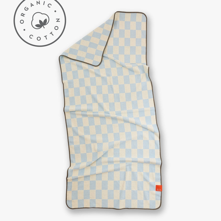 RETRO beach towel, Light blue