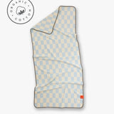 RETRO beach towel, Light blue