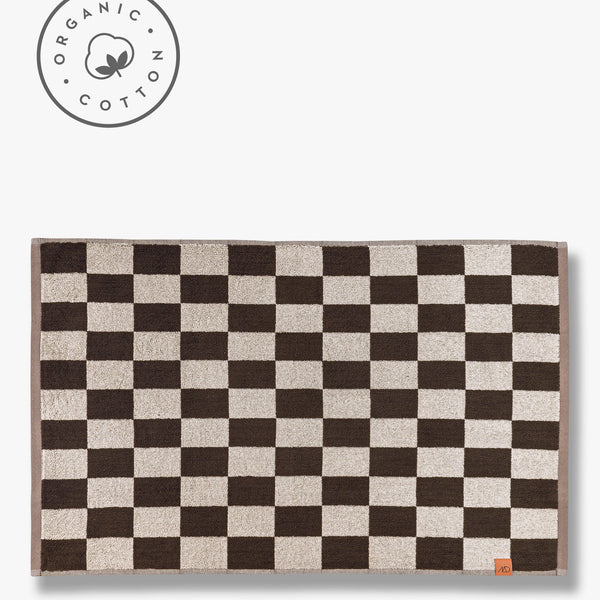 RETRO bath mat, Chocolate