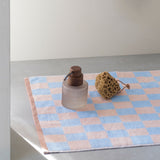 RETRO bath mat, Light Blue