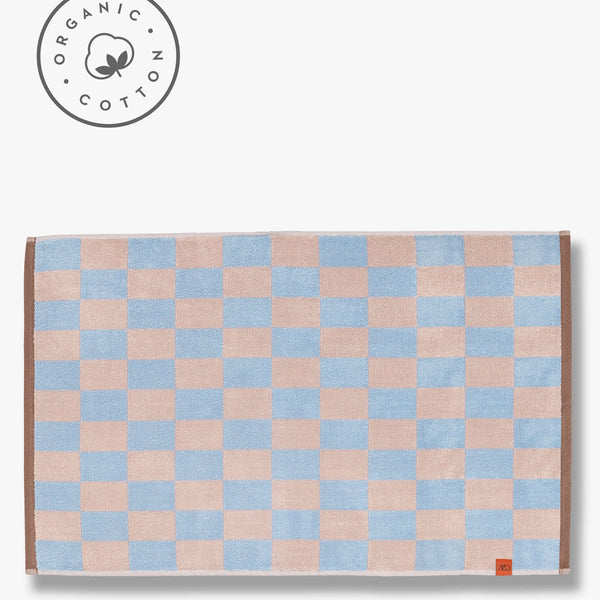 RETRO bath mat, Light Blue