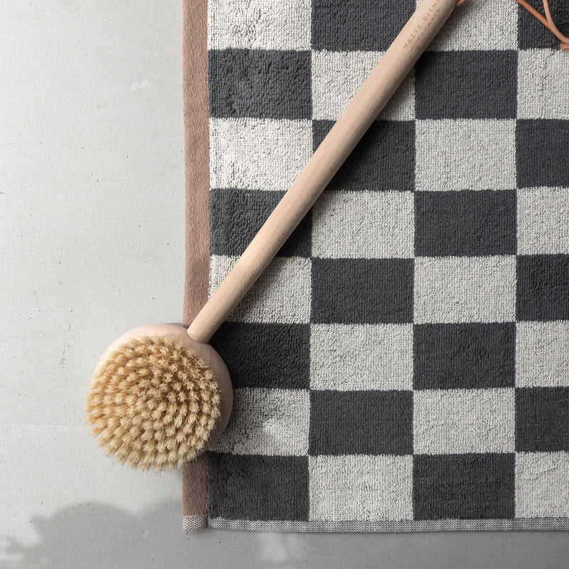 RETRO bath mat, Dark grey