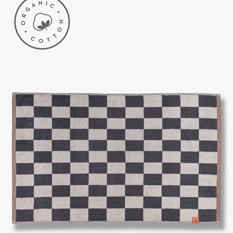 RETRO bath mat, Dark grey