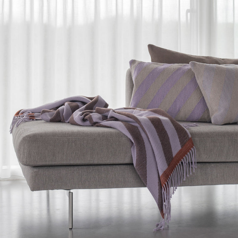 ACROSS kilim cushion cover, light grey – Mette Ditmer International