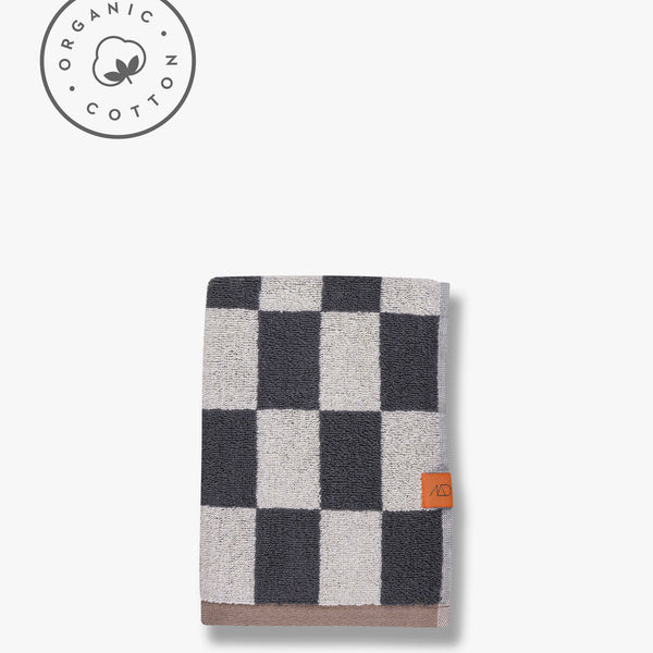 RETRO towel, Dark grey