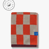 RETRO towel, dark orange