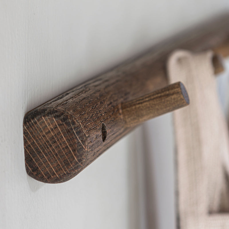 ROOTS coat rack, Dark oiled