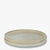 SAND GRAIN plate, Straw, 2-pack