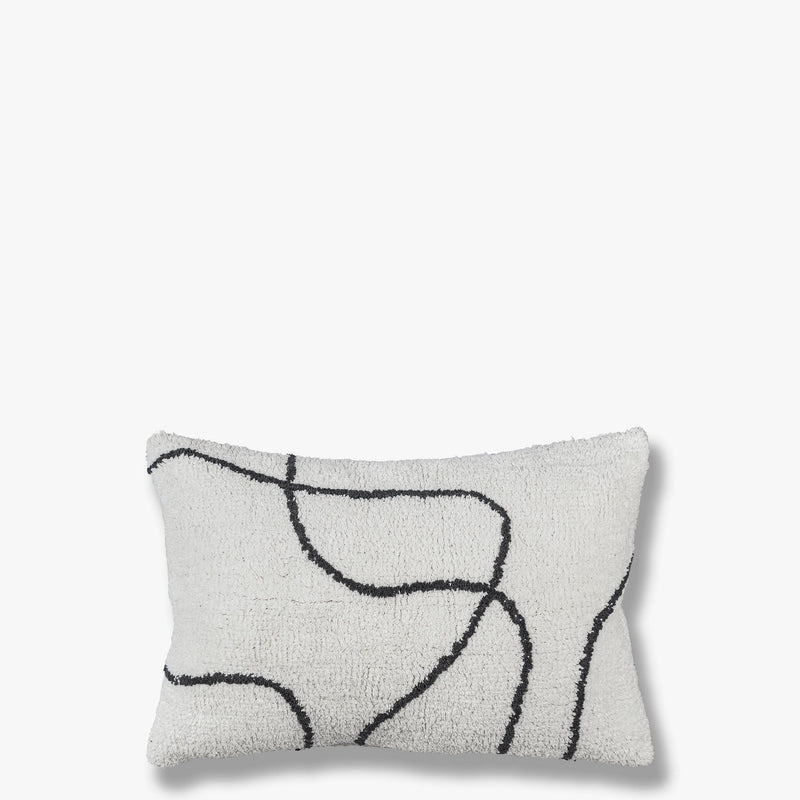 SHADOW tufted cushion cover, Off-White