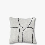 SHADOW tufted cushion cover, Off-White