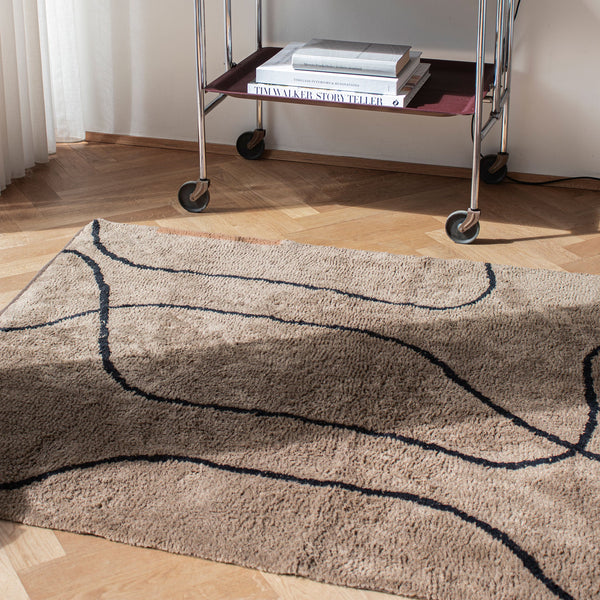 SHADOW rug, large, Brown