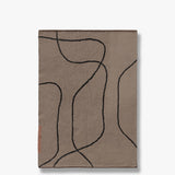 SHADOW rug, large, Brown