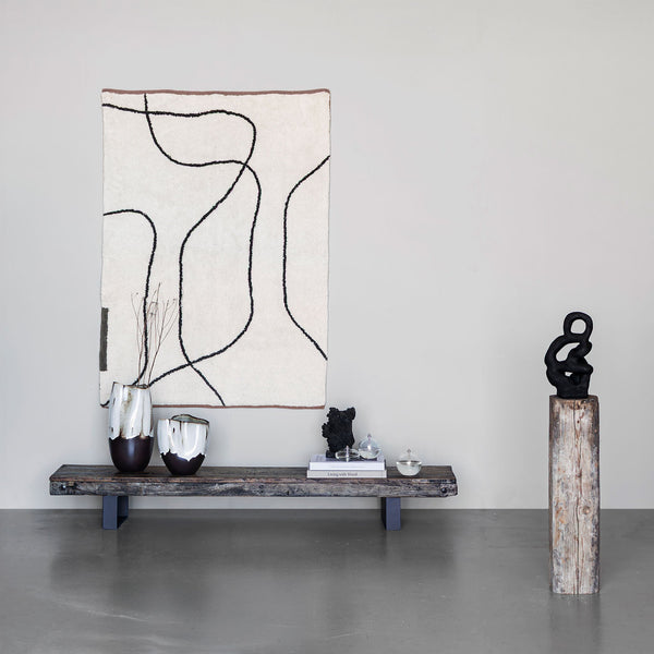 SHADOW rug, large, Off-White