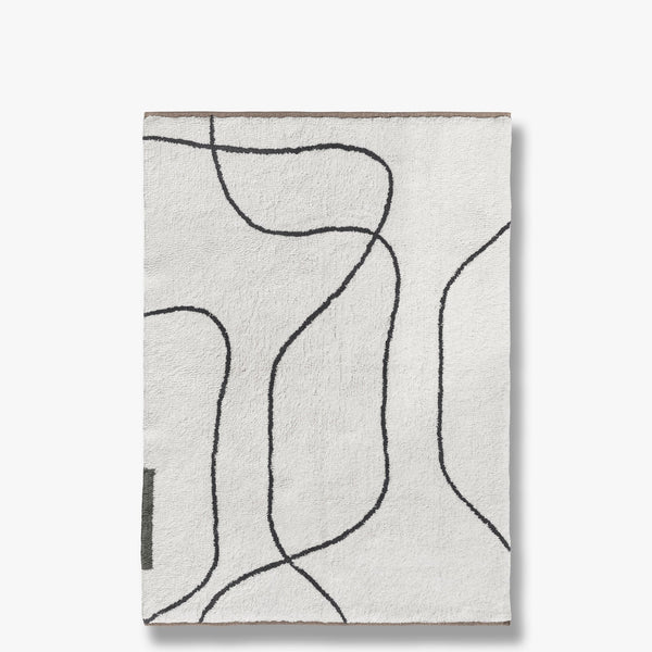 SHADOW rug, large, Off-White