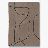 SHADOW rug, x-large, Brown