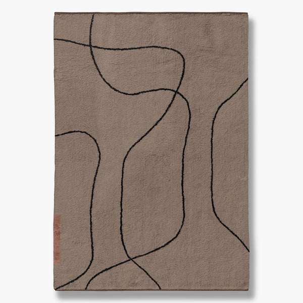 SHADOW rug, x-large, Brown