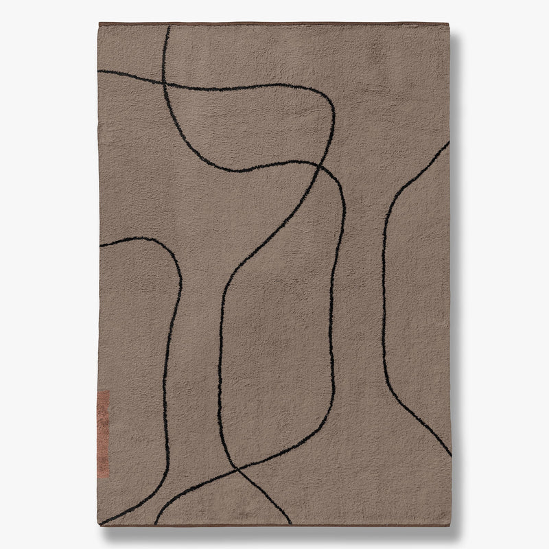 SHADOW rug, x-large, Brown