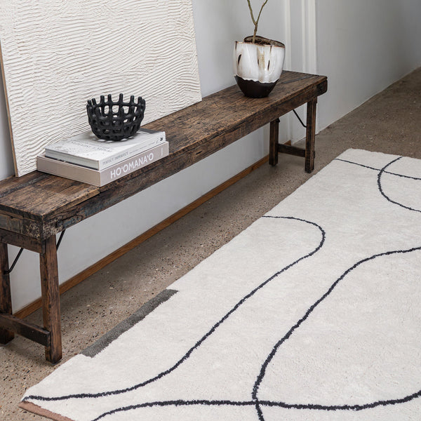SHADOW rug, x-large, Off-White