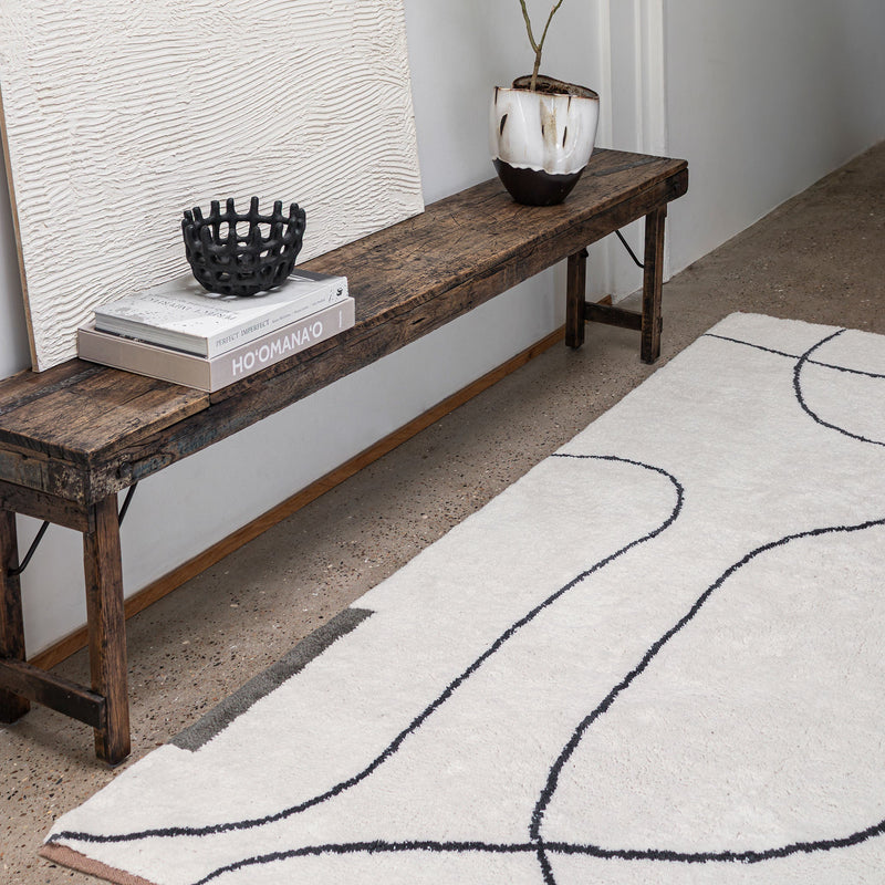 SHADOW rug, x-large, Off-White