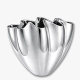SHELL vase, large, Chrome