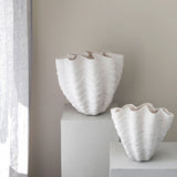 SHELL vase, large, Off-white