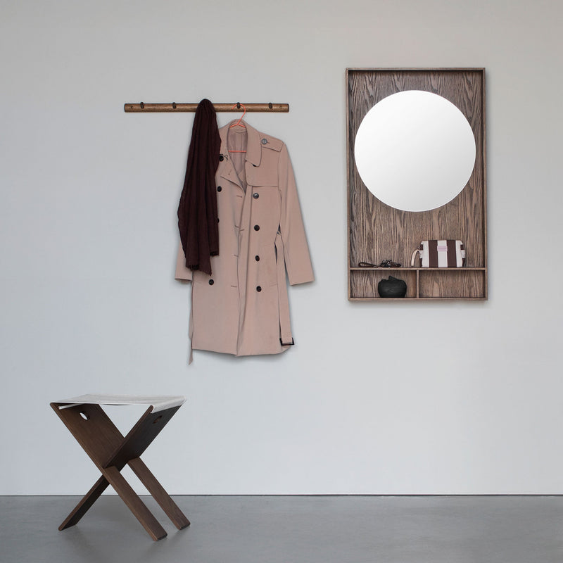 SHOW-ME mirror shelf, Large, Dark Oiled