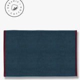 SOFT bath mat, Midnight blue / Light grey