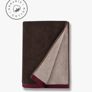 SOFT towel in brown / sand, Mette Ditmer