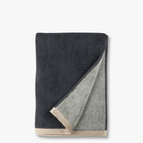 SOFT håndklæde, Dark grey / Light grey