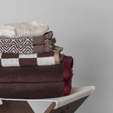 RETRO towel, Chocolate