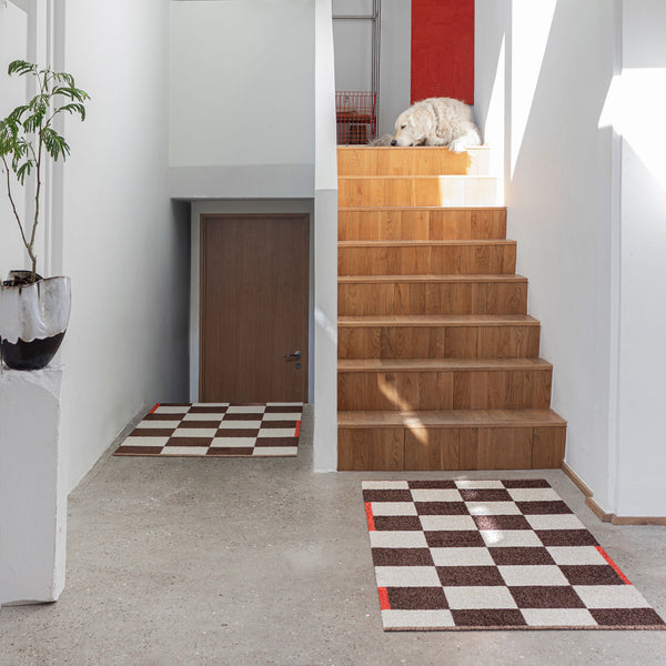 SQUARE all-round mat, large, Brown