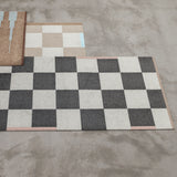 SQUARE all-round mat, large, dark grey
