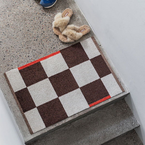 SQUARE all-round mat, small, Brown