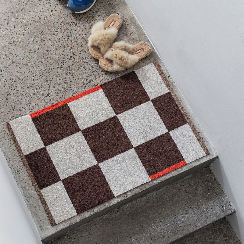 SQUARE all-round mat, small, Brown