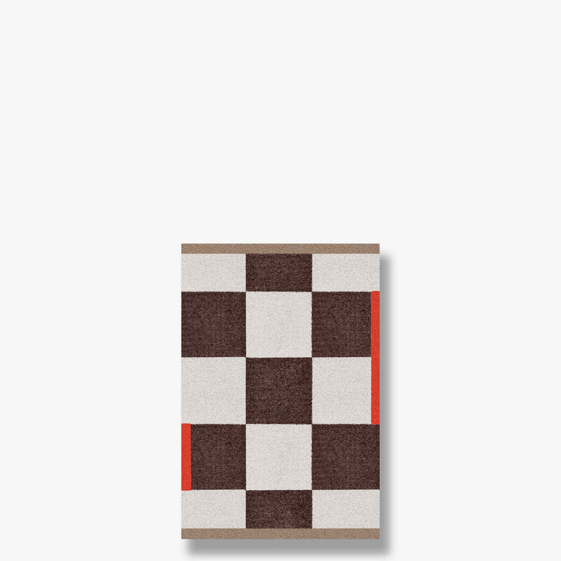 SQUARE all-round mat, small, Brown