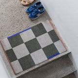 SQUARE all-round mat, small, Dark olive