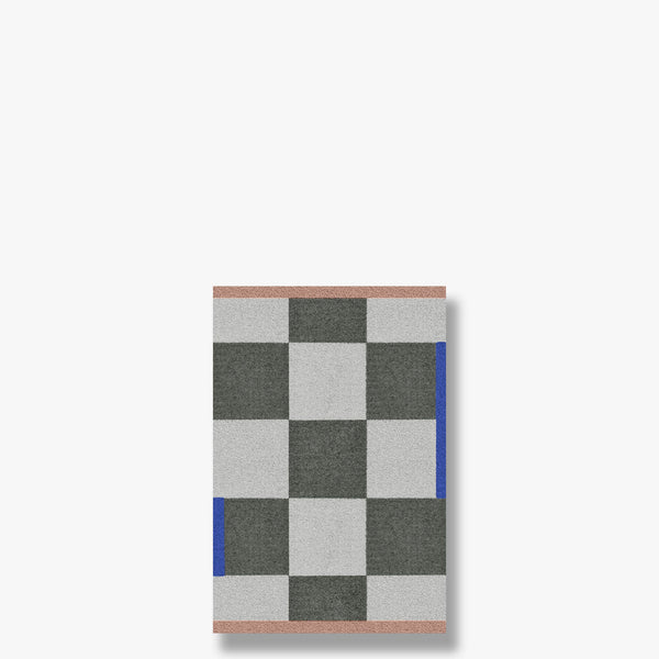 SQUARE all-round mat, small, Dark olive