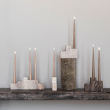 STEP six candleholder, Chalk