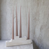 STEP six candleholder, Linen