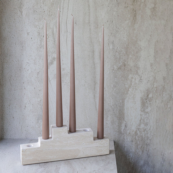 STEP six candleholder, Linen