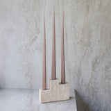 STEP trio candleholder, Linen