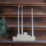 STEP six candleholder, Linen