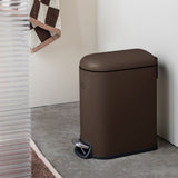 MINI-WALTHER pedal bin, Brown