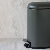 MINI-WALTHER pedal bin, 5l., Dark Olive